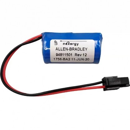 Replacement for Allen Bradley 1756-BA2 Battery